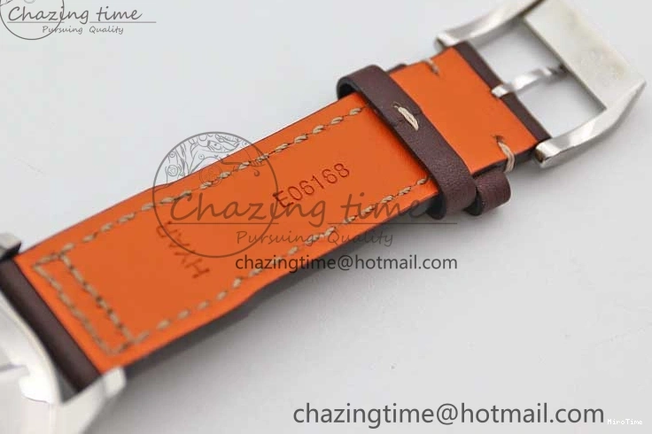 MIROTIME 0502 Mark XVIII IW327010 SS M+F 1:1 Best Edition Blue Dial on Brown Leather Strap A Resilient 7051